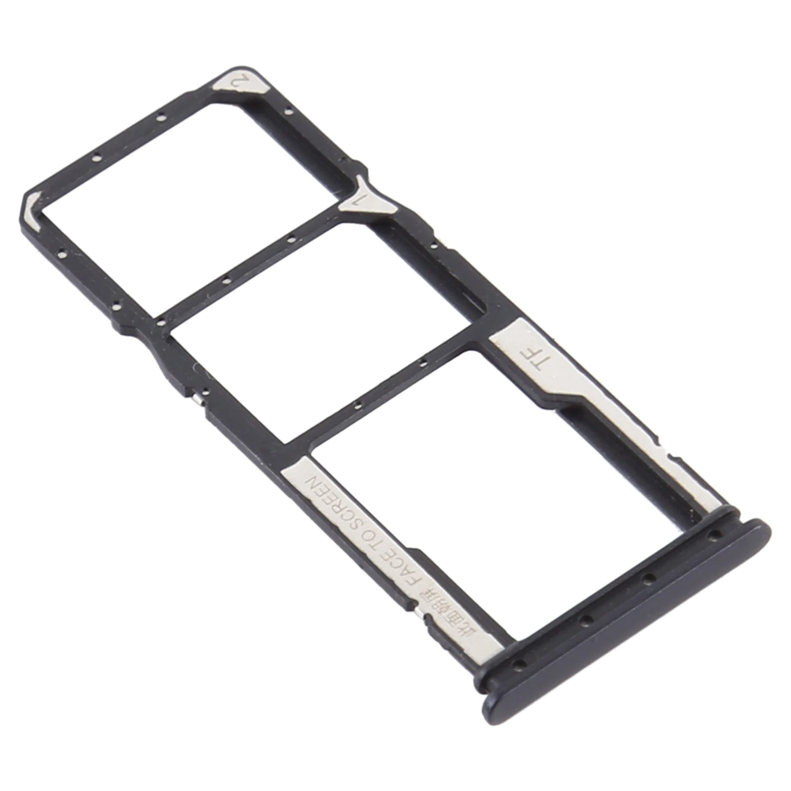 For Xiaomi Redmi 9A Redmi 9C SIM Card Tray + SIM Card Tray + Micro SD Card Tray Mobile Phone Replacement Parts