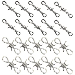 Wholesale Antique Silver Plated Thorns Link Bramble Creative Charms Gothic Connector Pendants For DIY Jewelry Making Accessories