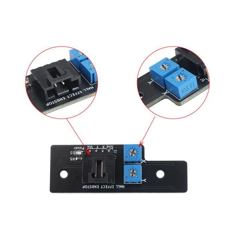 For Voron 2.2/2.4 Endstop 3D Printer Hall Effect Sensor Limited Switch High Quality For X/Y Axis, 5Pcs