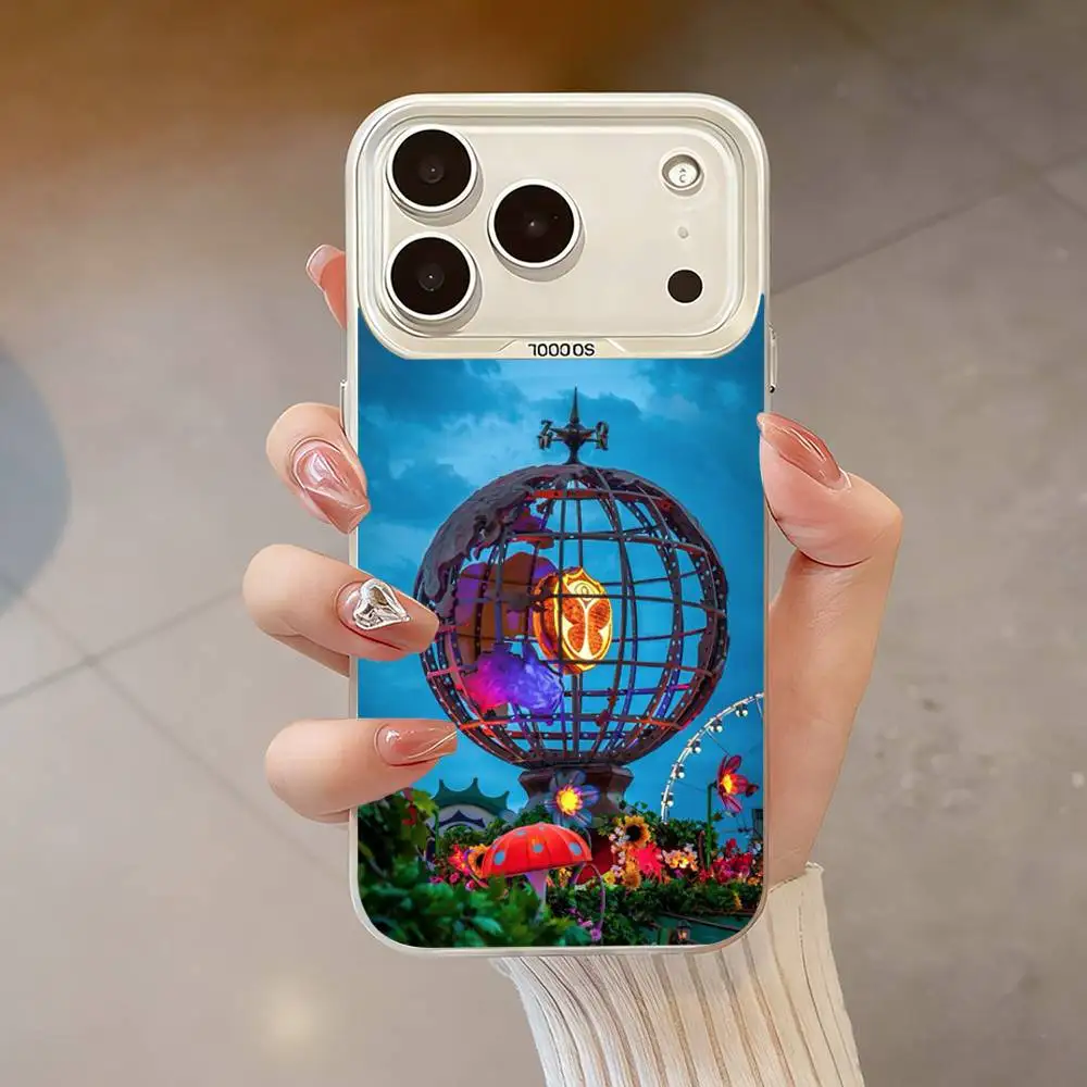 Coque de téléphone musicale Festival t-tomorrowland, pour iPhone 17,16,13,12,X,11,15,14,Pro,Max,Plus,SE4,Air,Mini blanc IMD HD mat