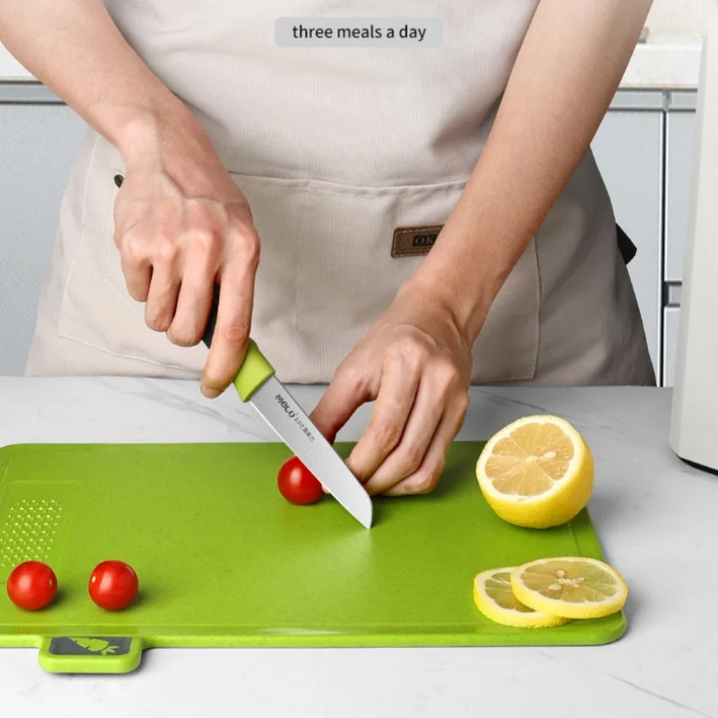 Kitchen Knife Set Baby Auxiliary Chopper Knife Holder Dryer All-in-One Sorting Chopping Board Vegetable Board TB9195