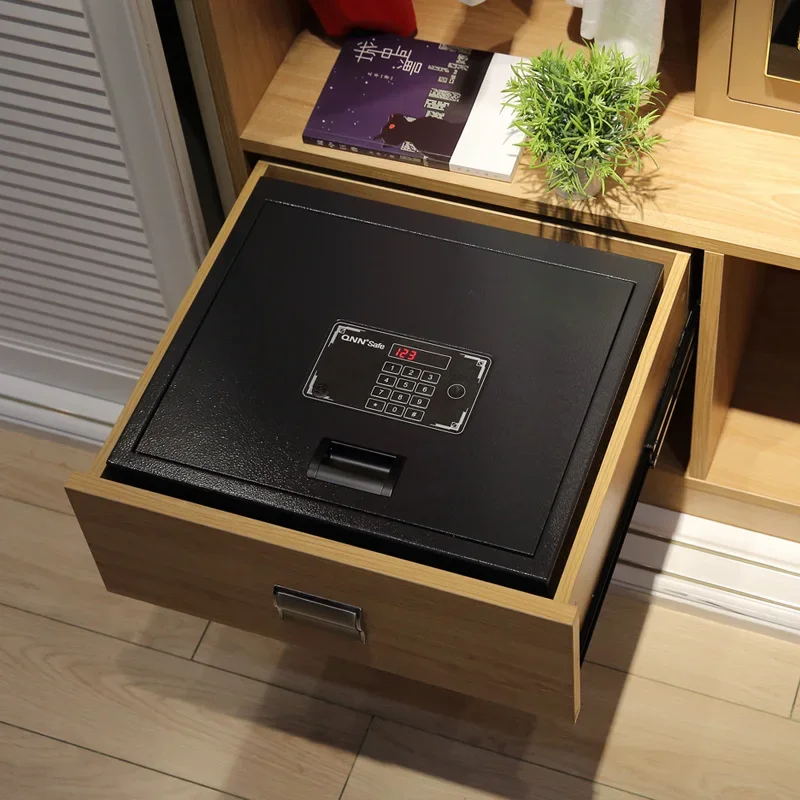 Smart Safe Deposit Box Commercial Hotel Homestay Hospital Upturned Side Open Hidden Safe