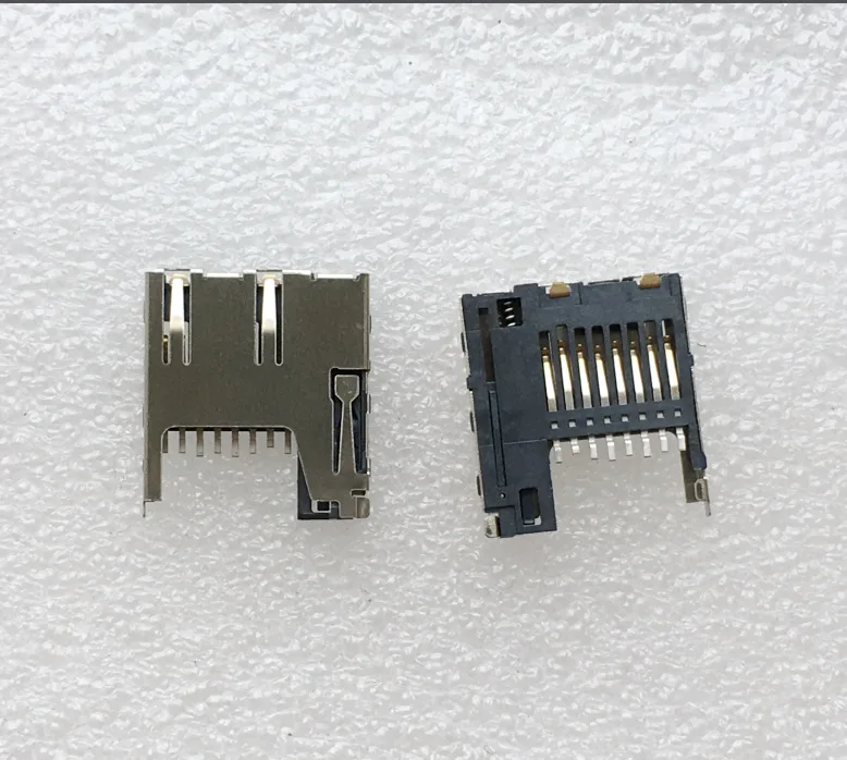 For SD card holder TF card holder Micro-SD   large card and small card, flip, self-elastic, internal welding
