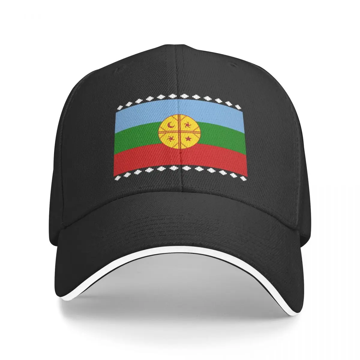 Flag of the Mapuches Baseball Cap Anime Hat Icon Bobble Hat Golf Cap Hats Woman Men's