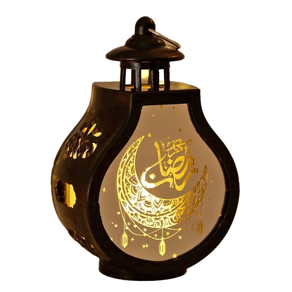 Lamp Lantern Light Windowsills Bedrooms Durability Easy To Use Eid Led Long-lasting Mubarak Performance Plastic