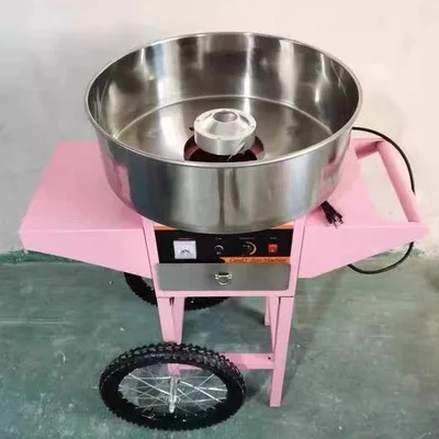 

Fancy Candy Floss Machine Commercial Cart Cotton Candy Machine Stall Marshmallow Children Gift DIY Cotton Candy Machine