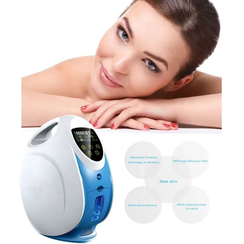 Anion Oxigen Facial Machine Oxgen Jet Peel Dome Masks Oxygen Facial Machine For Skin Rejuvenation