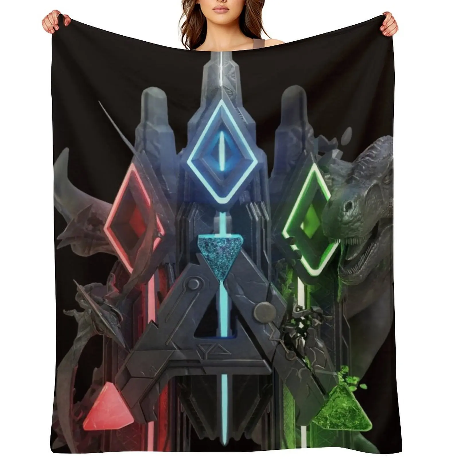 

ARK Implant Throw Blanket Furry for winter Designers Stuffeds Blankets