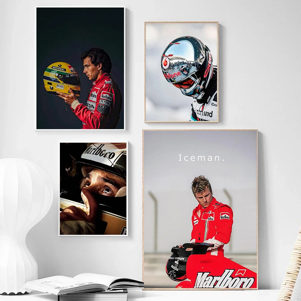 Modern Iconic Motorsport Posters Classic Racing Sports Office Prints Canvas Painting Wall Art Pictures Home Living Room Decor