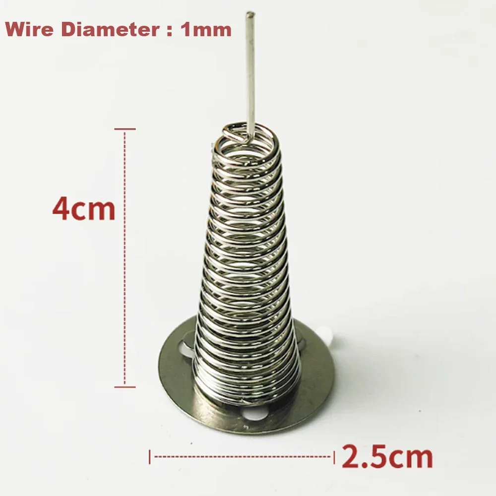 Double Sided Swing Spring Base DIY Car Ornament Mini Shaking Stand Desktop Ornament Sticker Decoration Accessories Decor Gift