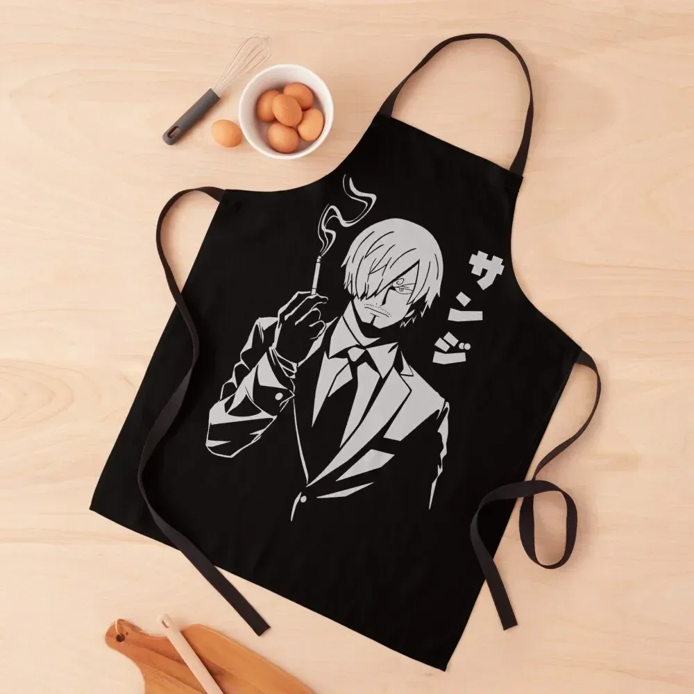 Sanji Vinsmoke Apron Woman Kitchens Professional Barber Kitchen Front barber uniform Apron