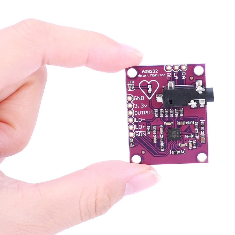 ad8232-ecg-medicao-fisiologica-pulso-cardiaco-dc-33v-unico-chumbo-monitor-de-frequencia-cardiaca-para-arduino-kit-diy