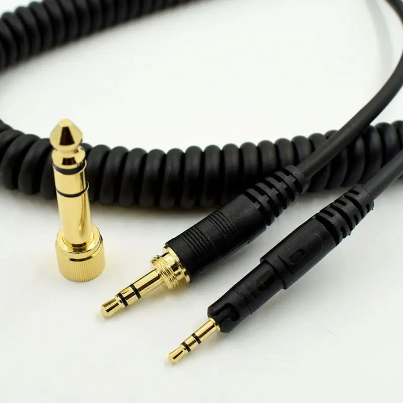 Earphone Lines Anti-aginge Headset Wires forATH-M50x ATH-M40x HD518 HD598 HD595 Headsets Cables Props Drop Shipping