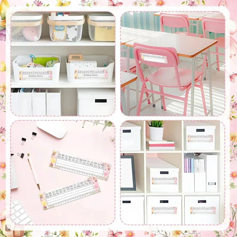 خارج المخزون لوحات اسم الفصول الدراسية ذات الطابع الجني للمكاتب الوردي 36 قطعة علامات اسم المكتب لوحات أسماء لطلاب المدارس التقليدية # ر