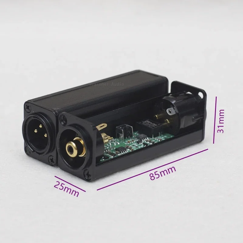 Coaxial SPDIF To AES XLR Recording DAT Connected  Digital Active Monitor Speakers 75 ohms In  110 Ohms Out