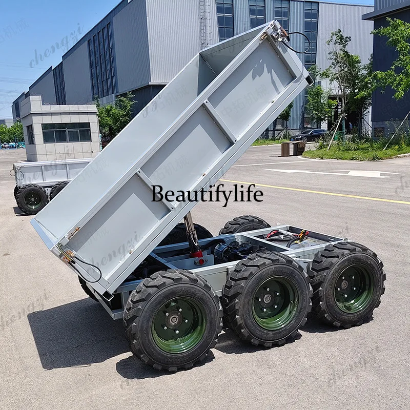 A81 Remote Control Electric Transporter Multifunctional Dump Truck Small Four-Wheel All-Terrain Dumper