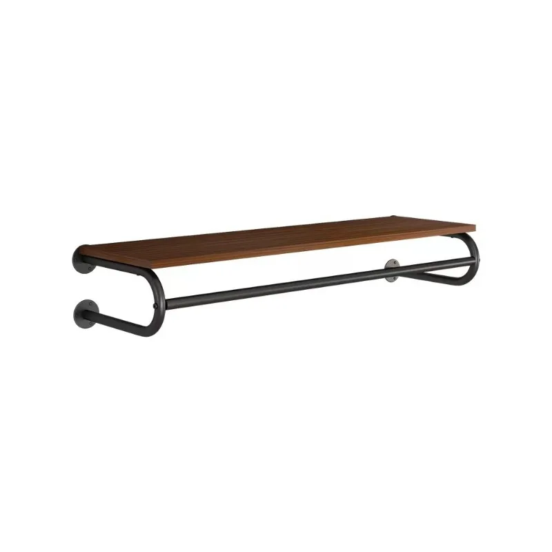 Versatile Wall Clothing Store Display Rack Multi-Purpose Coat Racks Boutique Shop Garment Organizer & Space-Saving Storage Unit