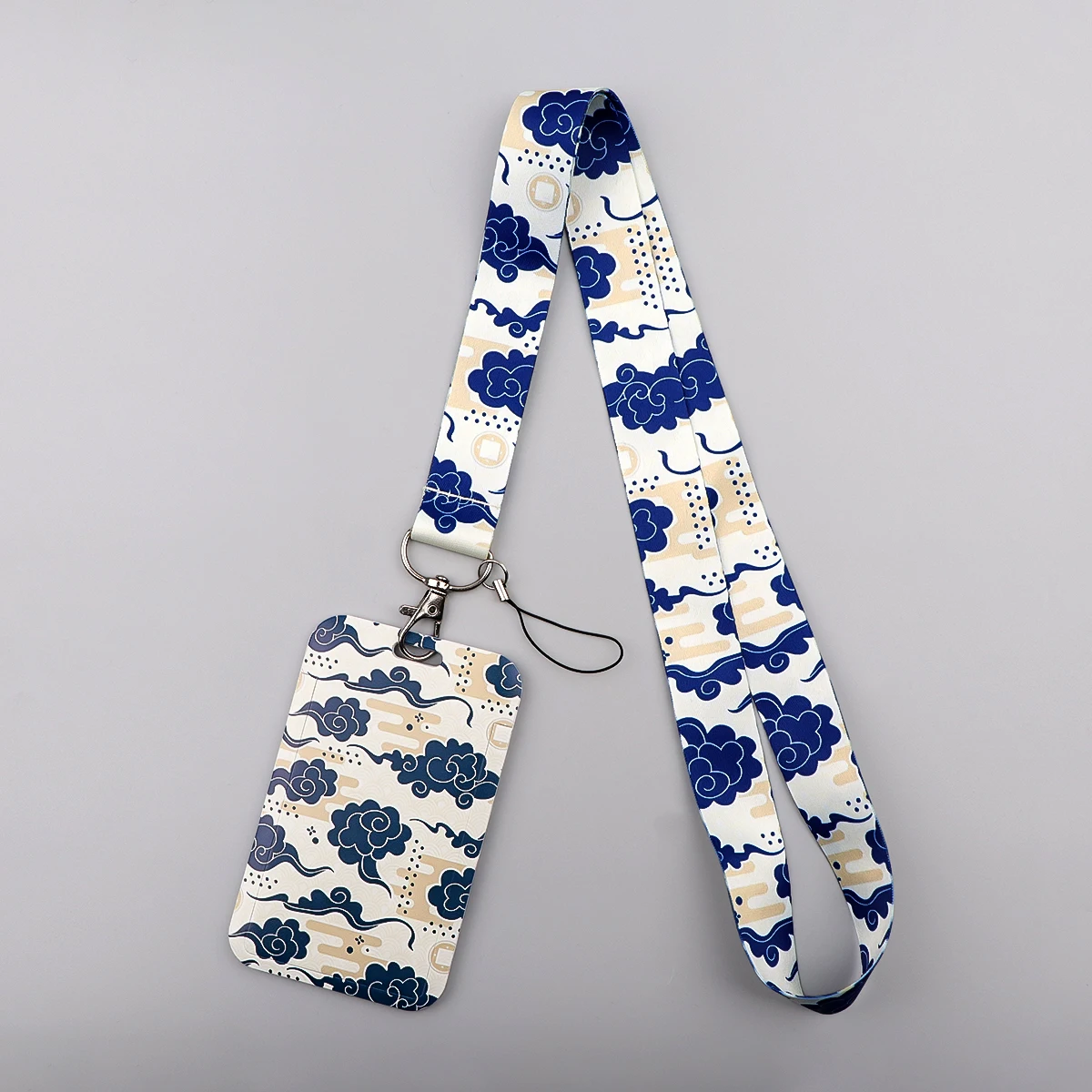 Cute Mushroom Frog Lanyard Strap Neck Keychain Cloud Card Cover Badge Holder Mobile Phone Hang Rope Keyring Accessories Gift