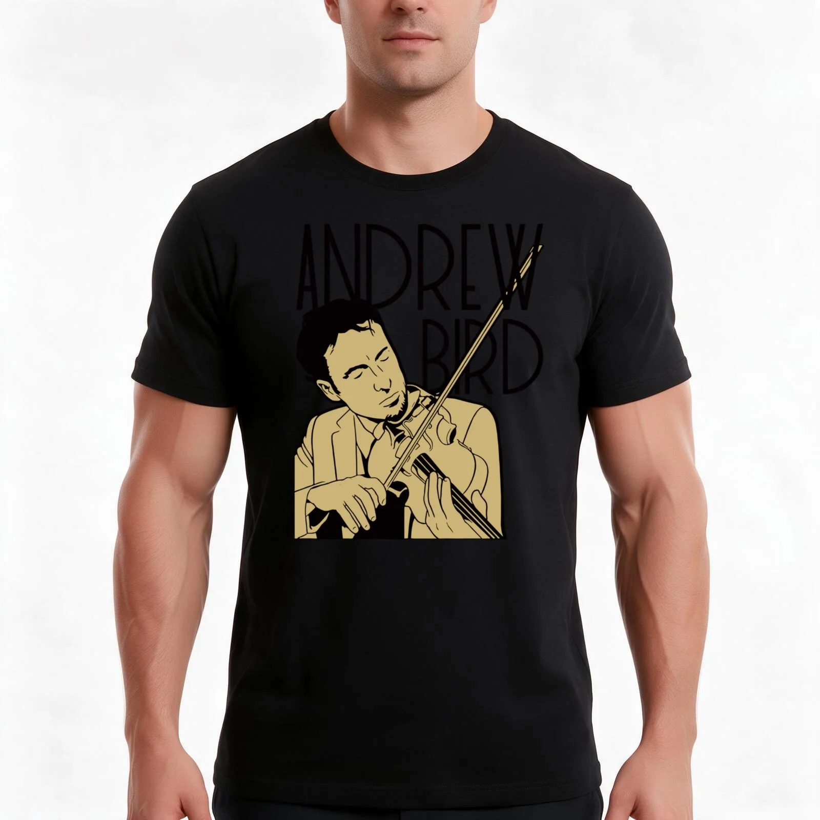 Andrew Bird T-Shirt Summer Casual Cotton Tee Oversized Streetwear Tops Vintage Graphic Print Loose Fit Short Sleeve