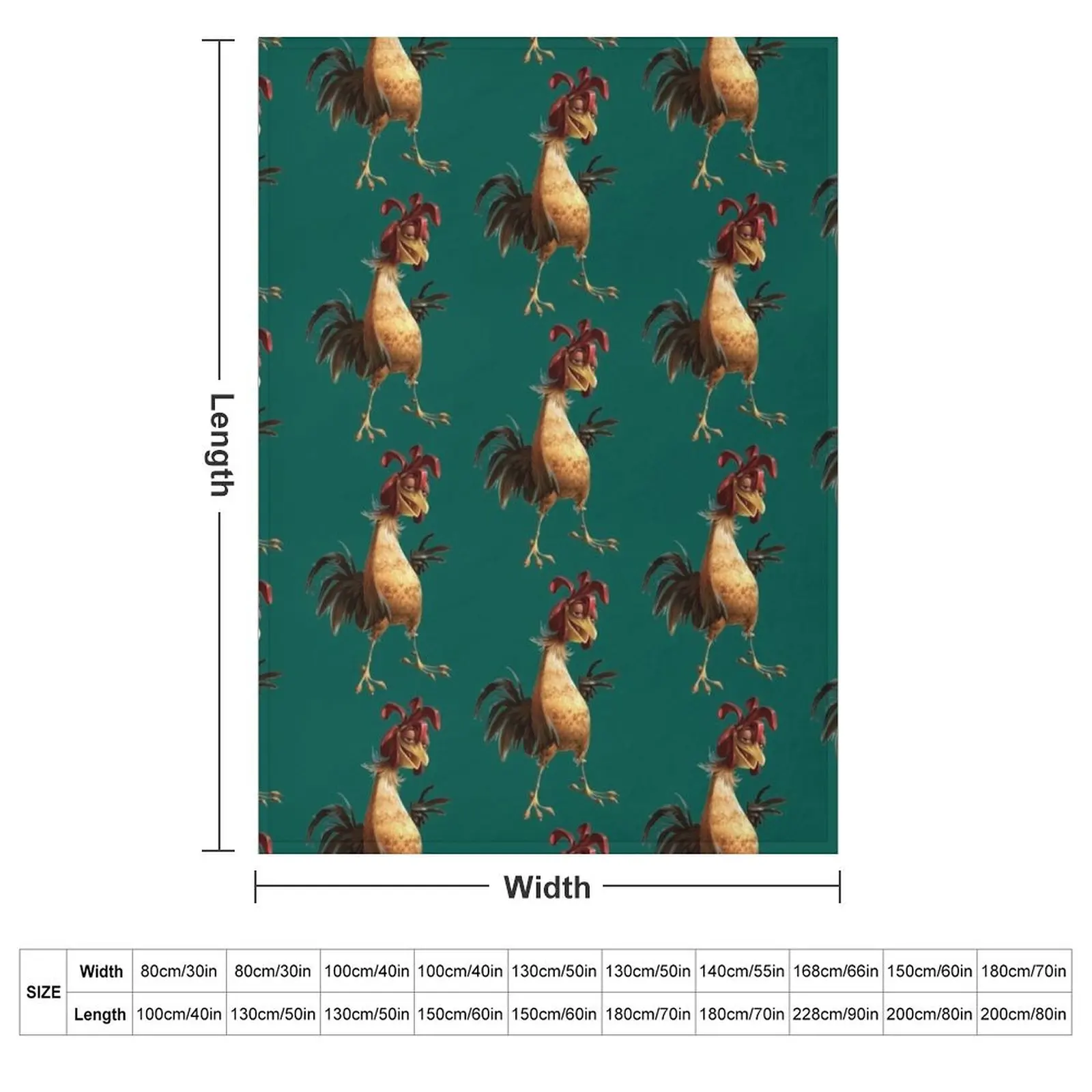 Chicken Joe Throw Blanket couch cozy soft plush fuzzy picnic outdoor blanket