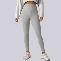 Women's Quick-drying Yoga Pants 2025 High Waist Nude Feeling Gym Leggings Hip Lift Fitness Workout Leggings Running Sports Pants