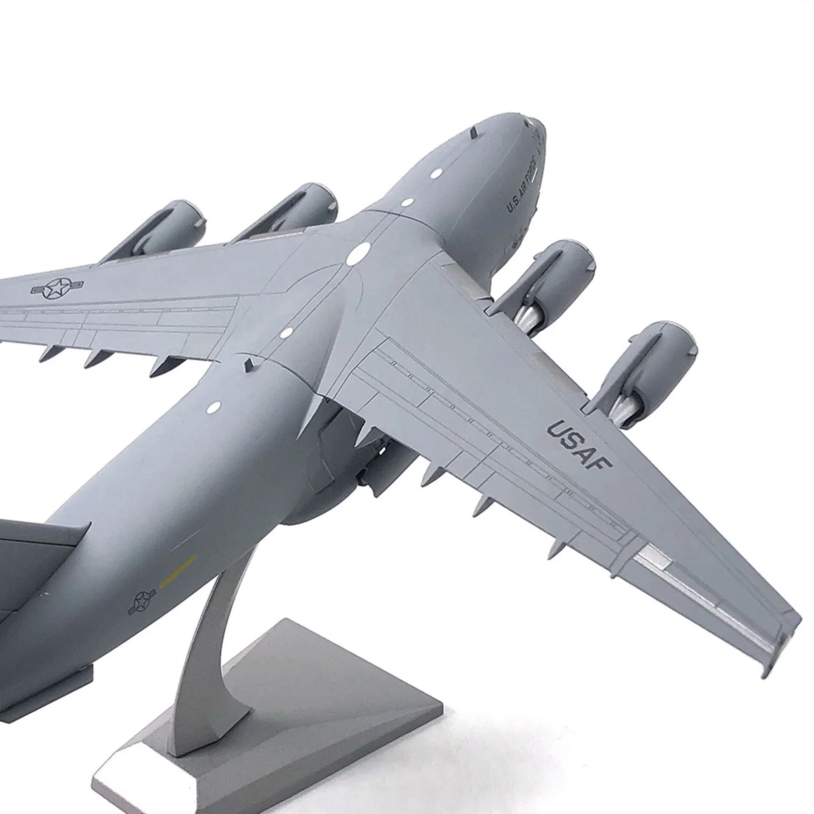 Diecast Legering Vliegtuigen 1:200 Luchtvaart C-17 Transportvliegtuigen Model Vliegtuig Gegoten Model Kinderen Speelgoed Met Display Stand Licht Modus