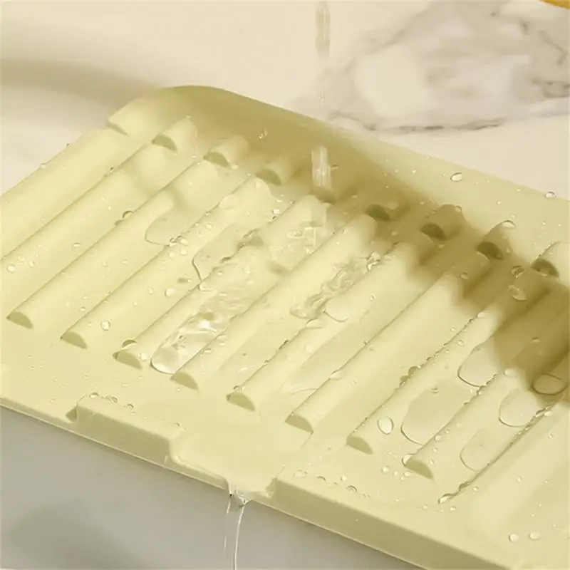 Tappetino di scarico del rubinetto tappetino per lavabo regolabile in Silicone morbido a prova di schizzi supporto per ripiano del bagno portatile accessori per la casa