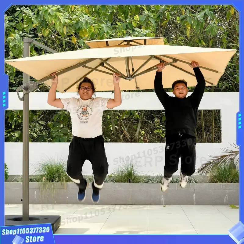 Waterproof Polyester Roman Parasol Patio Umbrella for Outdoor Furniture Garden Living Room Park Dining Kitchen for Hotels