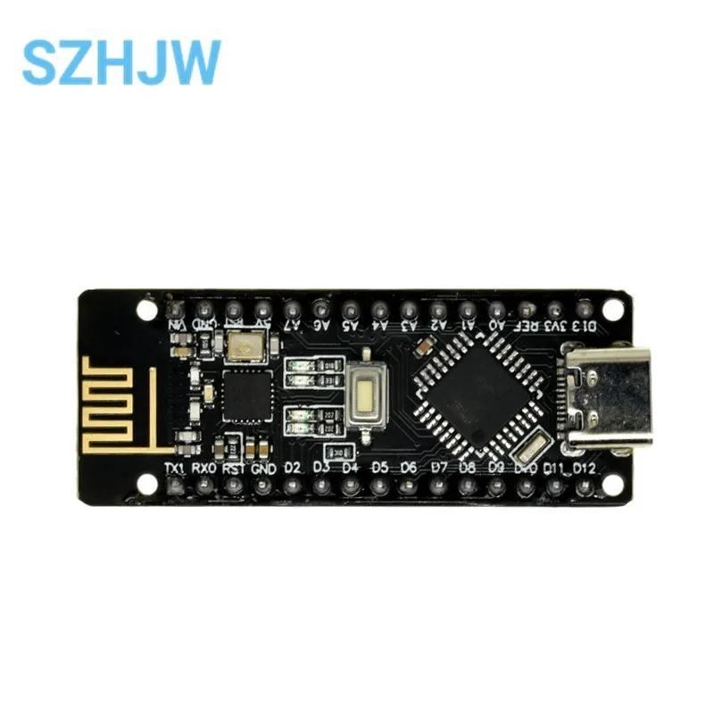 RF-Nano for Arduino Nano V3.0, Micro USB Nano Board ATmega328P QFN32 5V 16M CH340, Integrate NRF24L01+2.4G wireless