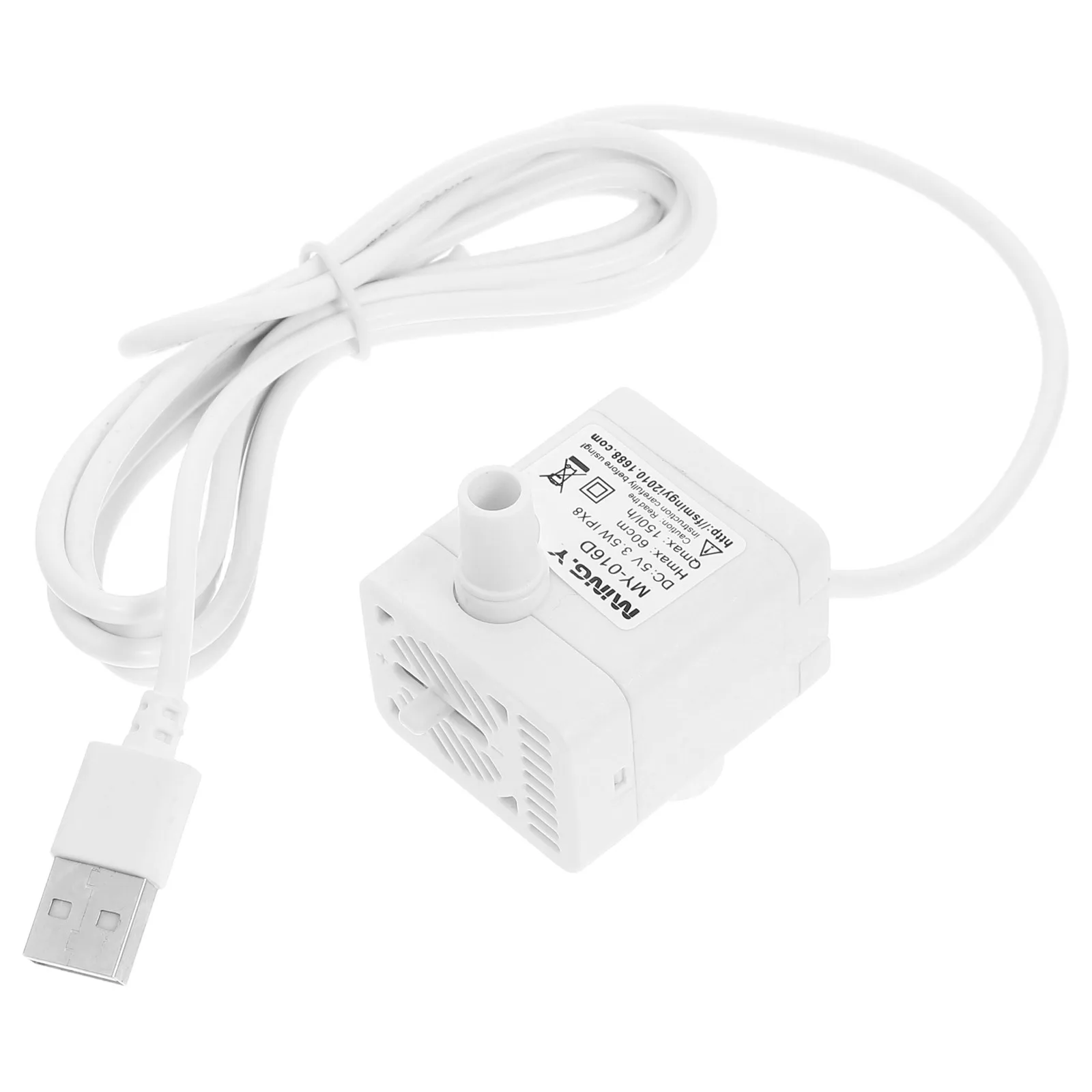 

USB Mini Submersible Replacement Pump for Pet Drinking Fountains Small Water Fountain Pump Quiet Operation for Cat Fountain