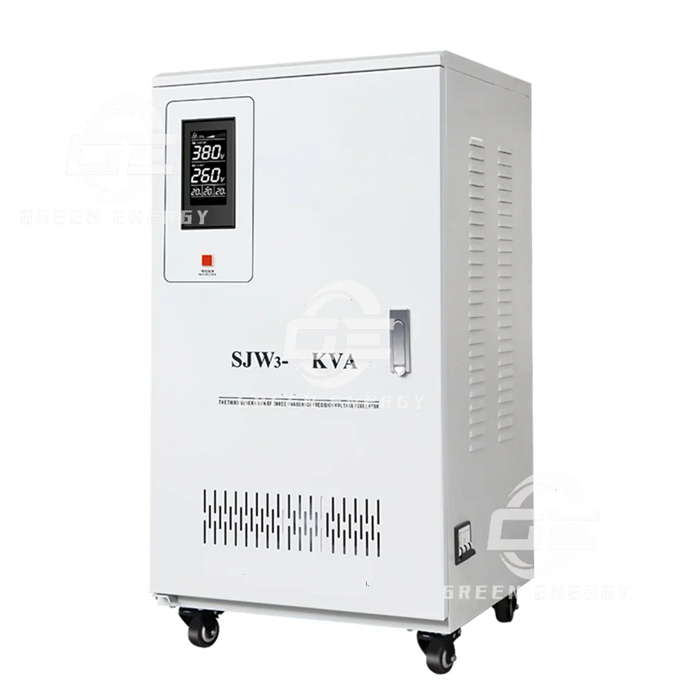 

SJW-10KVA Three phase Electronic high accurate automatic servo motor Non-Contact AC Voltage Regulator/Stabilizer