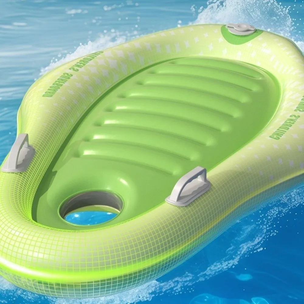 Penguin Inflatable Body Board Lightweight Sturdy Inflatable Surfboard With Handles Thickened PVC Inflatable Surfing Board Beach