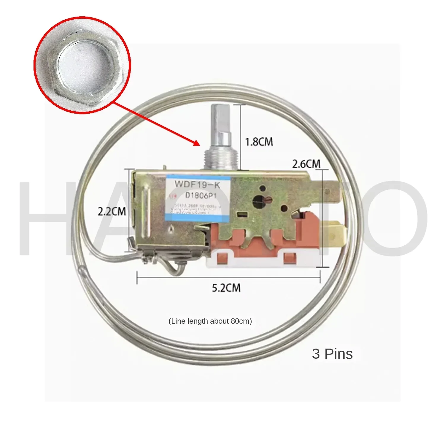 For Siemens Bosc H Refrigerator Thermostat Switch Parts WDF19-K Freezer Temperature Controller 2026 Year