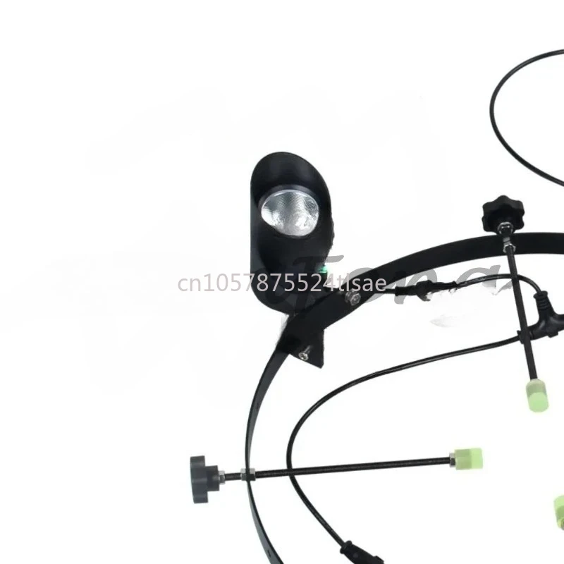 Out Door Coconut Tree Light Decorative Cycle Ring Up and Down Palm Tree Light for Landscape Light