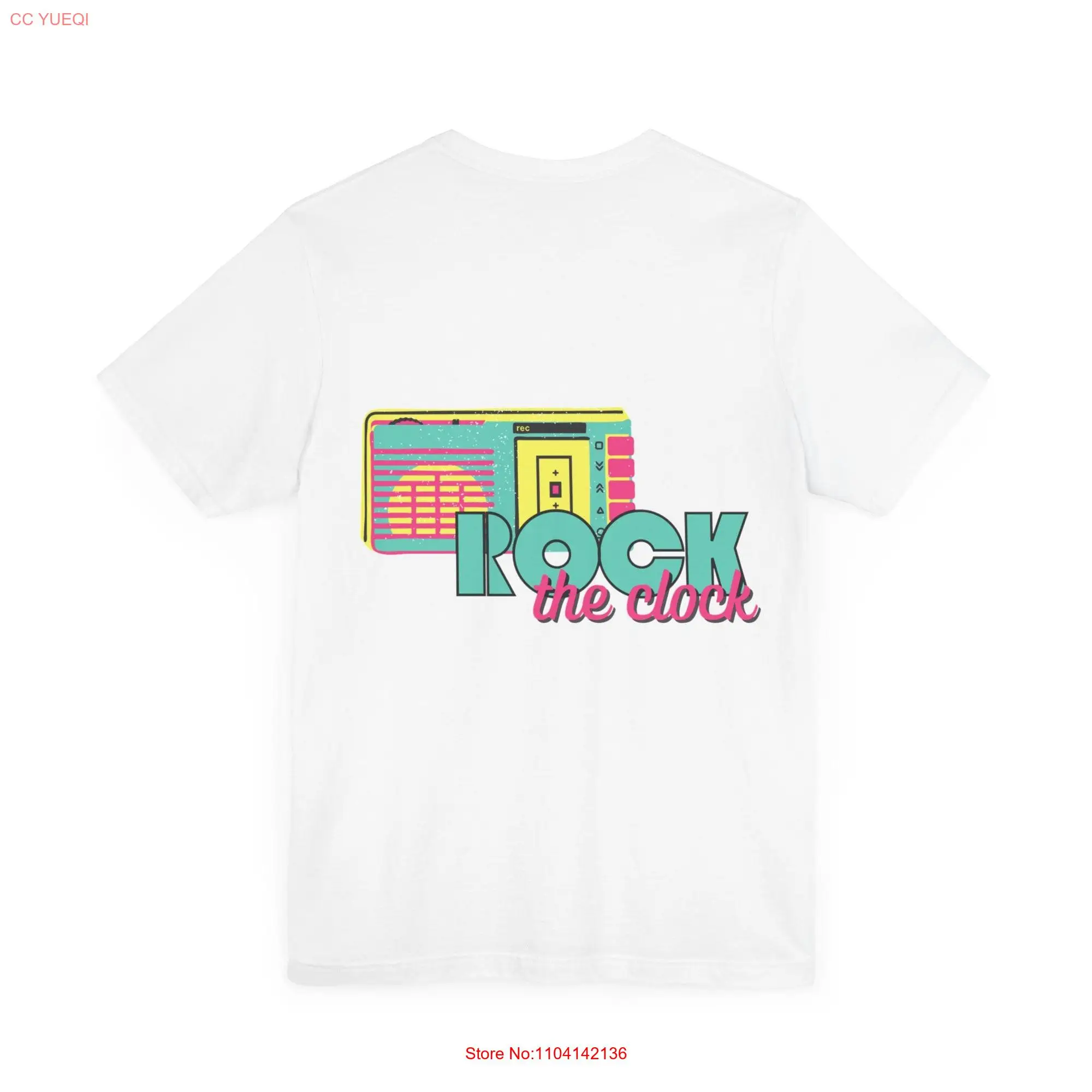 Rock the Clock Stereo T Shirt long or short sleeves