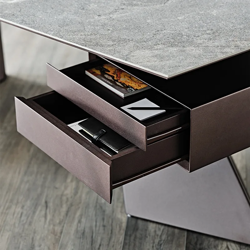 High-end slate desk boss table post-modern designer desk desk
