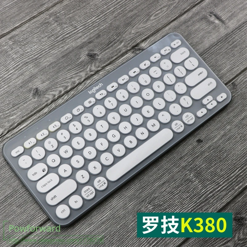 Keyboard Cover Protective Film Silicone Keyboard Mechanical Skin Protector For Logitech K380 K 380 Multi-Device Bluetooth