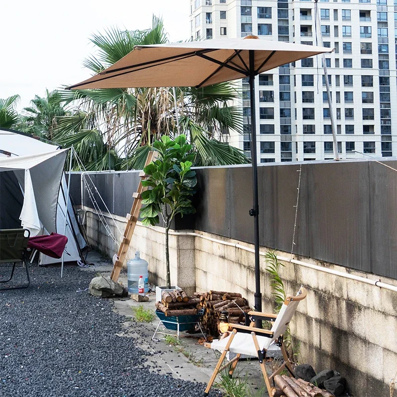 Outdoor shading Half Oblique Courtyard Balcony Outdoor cafe Sun umbrella