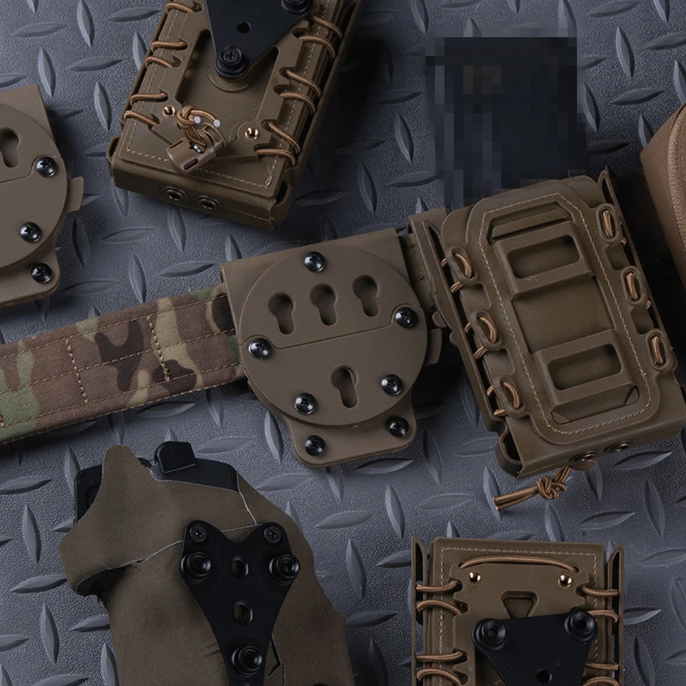 Tactical Holster Adapter Adjustable Quick Draw Base Hunting Belt Retention Base Quick Release Holster Accessory
