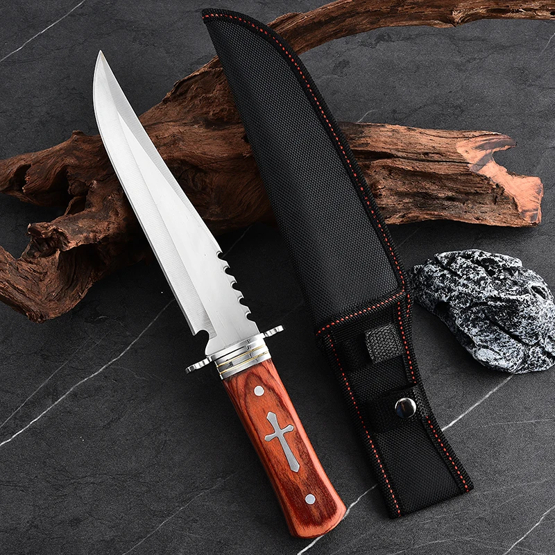 Pocket knife hand carving knife camping knife pocket knife outdoor knife barbecue portable straight knife forging