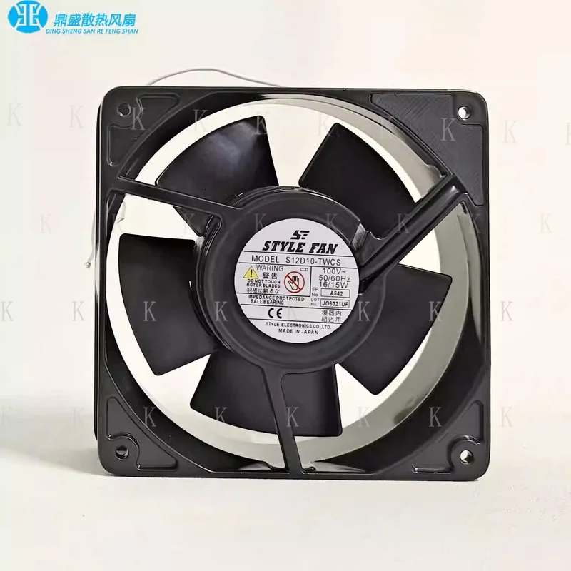 C  FOR 1PCS  STYLE FAN S12D10-TWCS 100V 16/15W All-Metal High Temperature Resistant Fan