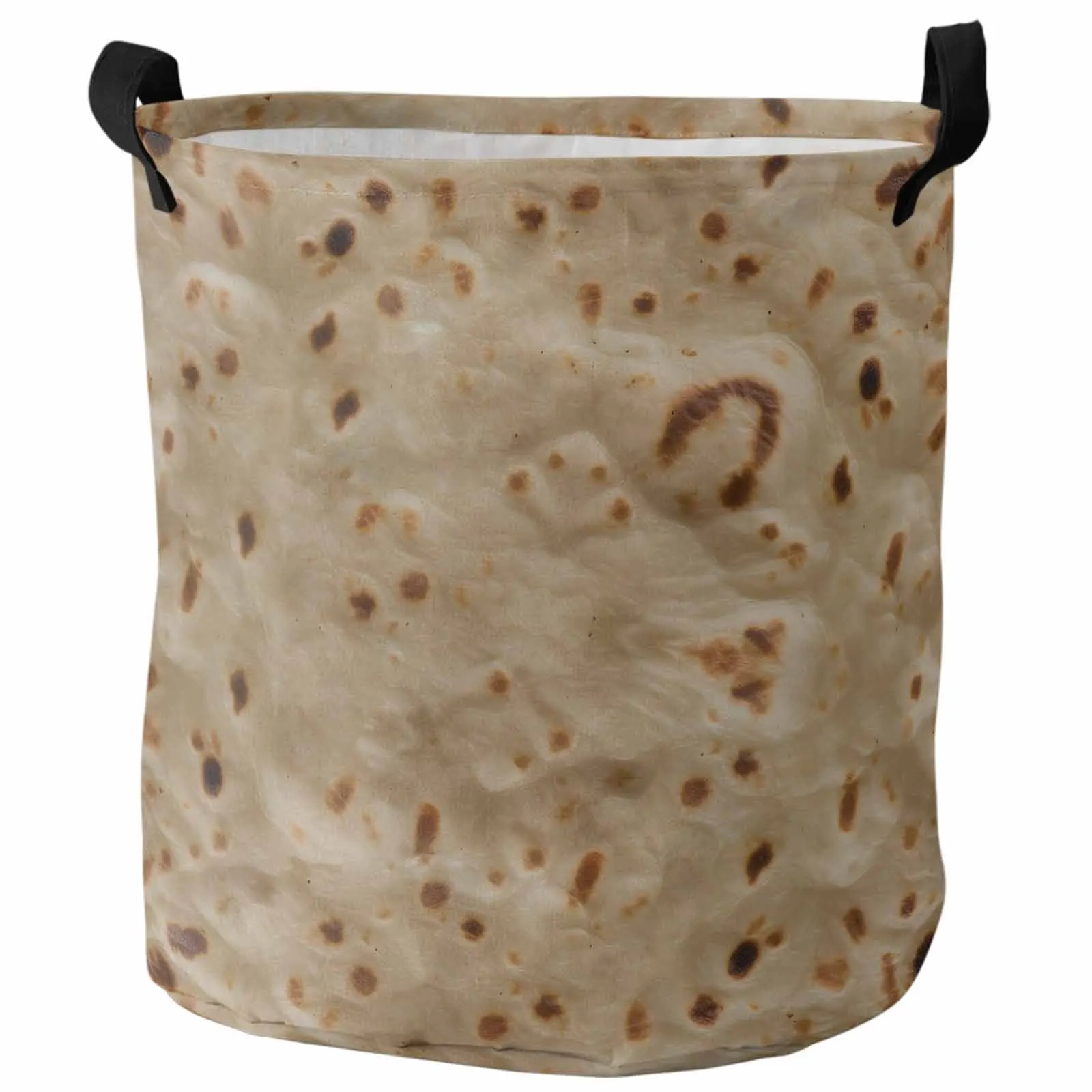 

Реалистичная забавная еда Tortillas, складная корзина для грязного белья, органайзер для детских игрушек, водонепроницаемые корзины для хранения