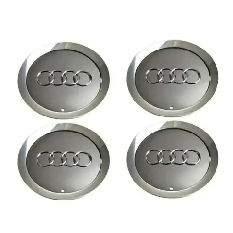 4개 145mm 4E 0601165 휠 센터 캡 림 허브 커버 4E0 601 165 Audi S8 A6 S6 A8 Quattro Emblem 자동차 액세서리 용 Hubcap