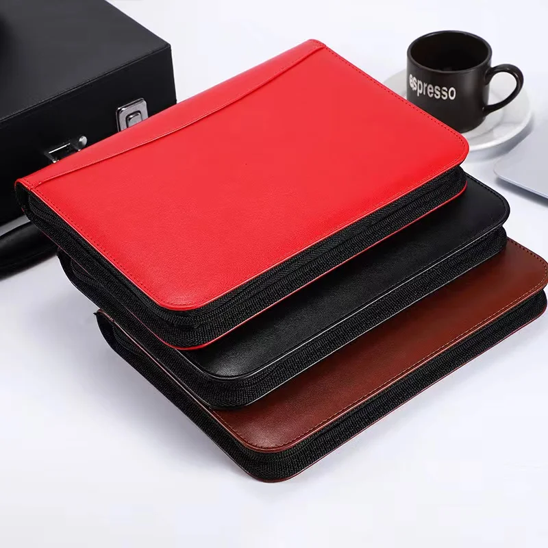 Buon materiale A6 PU Leather Budget Binder Notebook Cash buste System Set Binder tasche Money Budget Saving Bill Organizer