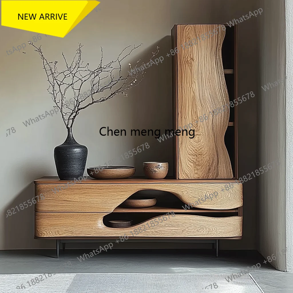 

M138 Книжная полка в стиле ваби-саби для хранения в спальне, прихожая, журнальный столик, винтажный шкаф для телевизора