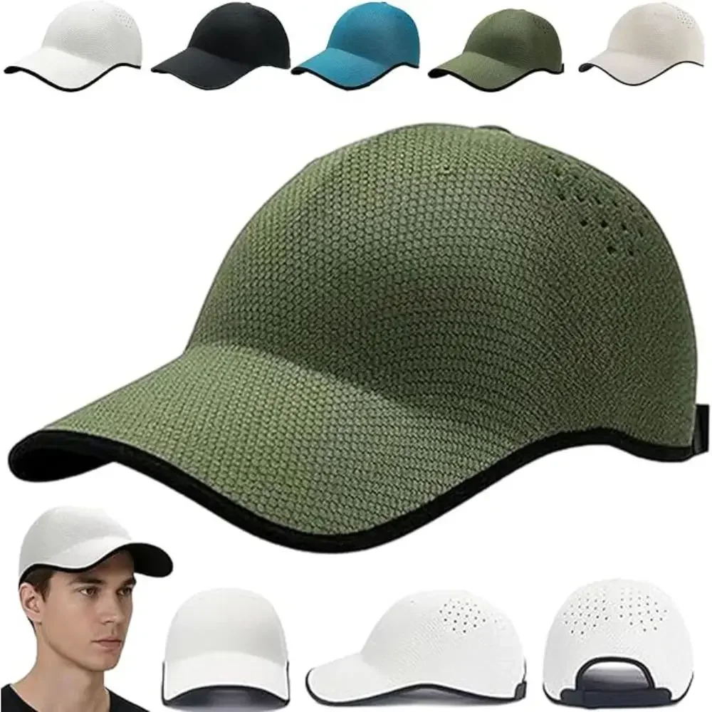 New Design Seamless Baseball Cap Packable Quick Drying Sports Hat Polyester Breathable Visor Cap
