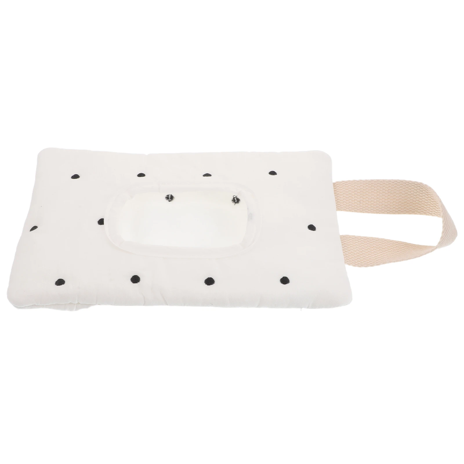 

Car Tissue Holder Portable Polka Dot Napkin Dispenser Travel Tissue Box Auto Accessory for Dashboard Seat Side Storage