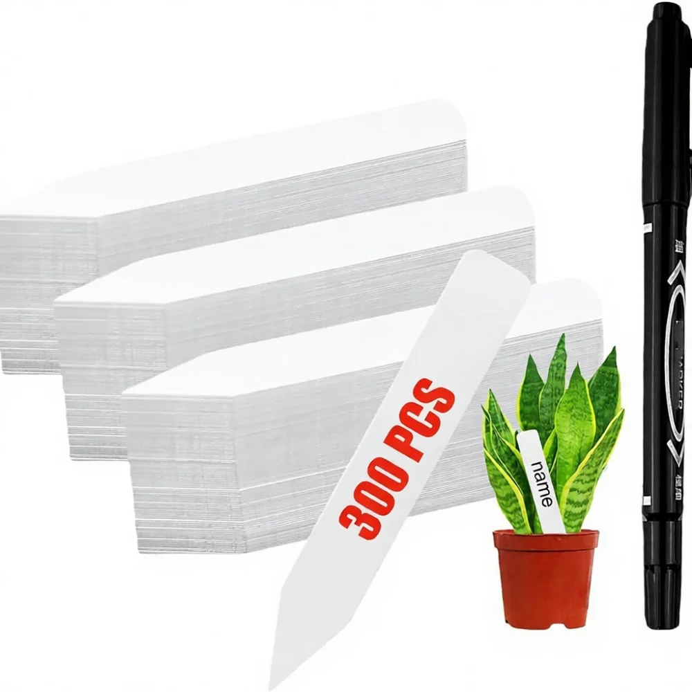 Waterproof Plant Labels Pvc Garden Nursery Tags For Succulents Flowers Pot Seedlings Identification Marker Stakes Sign