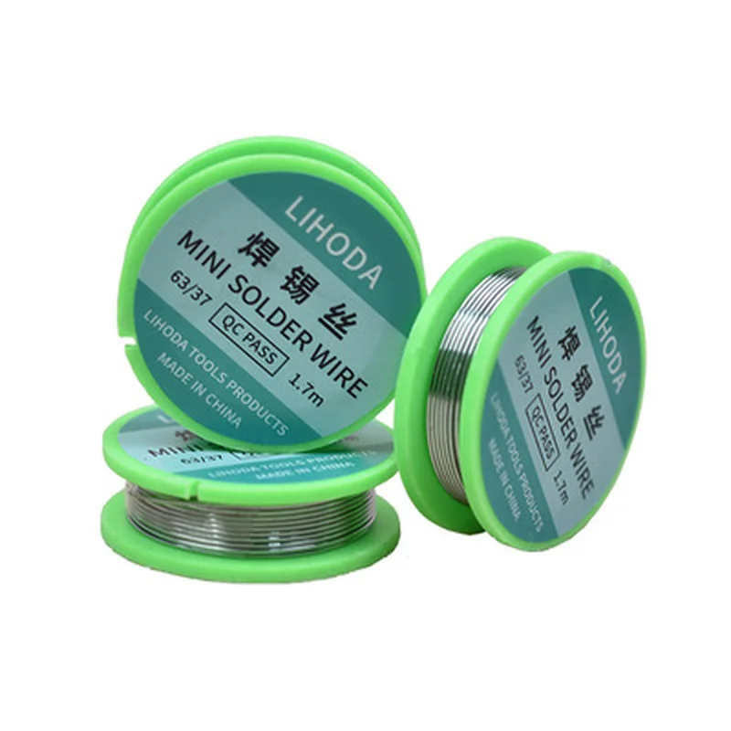 2022 FASHION 0.8mm 63/37 FLUX 2.0% 45FT Tin Lead Tin Wire Rosin Core Solder Soldering Wire Roll No-clean