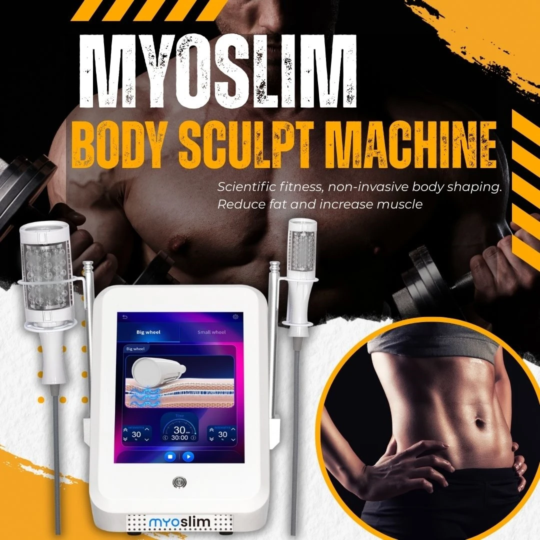 

Портативное устройство для похудения MYOSlim EMS с роликом, оборудование для снижения жира, улучшение формы тела, тон, ягодицы, сборка тонизирования мышц пресса